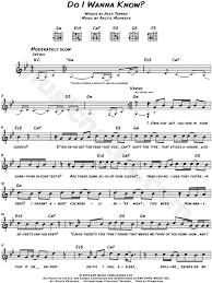 Gm and things that you can't say some other day. Arctic Monkeys Do I Wanna Know Sheet Music Leadsheet In G Minor Download Print Sku Mn0146001
