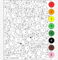 It only took me about five minutes to find the website, download the program and get my kids. Color By Number Coloring Pages For Adults Png Image With Transparent Background Toppng