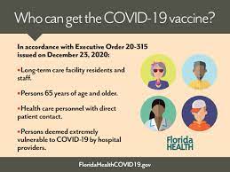 Health care professionals and people aged over 60. Florida Dept Health On Twitter Are You 65 Or Older Or A Frontline Health Care Worker And Wondering Where You Can Receive The Covid 19 Vaccine Find A List Of Current Sites With