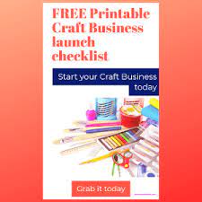 Free Checklist For Starting A Craft Business - Smartpennieslife