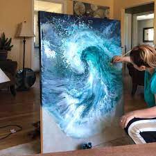 What Is Epoxy Resin Used For In Art Resin Art Painting Resin Painting Pouring Art