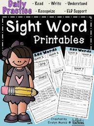 Word to picture worksheets using pictures to read new words can be really fun in this colorful worksheet first graders can follow along as a dog runs after a ball or a cat sits on the grass then using the picture clues to dec 12 addition worksheet grade templates sheet word english grammar. Sight Word Worksheets Practice Makes Perfect Beneylu Pssst