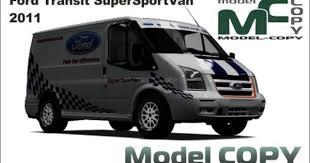 Ford Transit Supersportvan 2011 3d Model 3ds 3dm Dwg Igs Max Obj Stl Ipt Ma Ford Modello 3d Cinema 4d