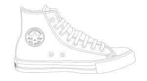 Show your kids a fun way to learn the abcs with alphabet printables they can color. Converse Shoe Coloring Page Online Shopping For Women Men Kids Fashion Lifestyle Free Delivery Returns