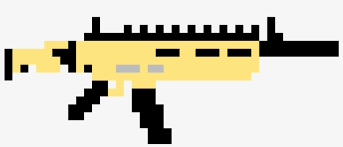 They must be uploaded as png files, isolated on a transparent background. Fortnite Scar Pixel Art Pixel Scar Transparent Png 1188x486 Free Download On Nicepng