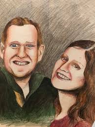 I've been making Lego family portraits with colored pencil!