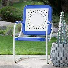 31551 vintage alloy garden furniture set. Retro Vintage Style Red White Metal Patio Spring Chair Outdoor Furniture Yard Garden Outdoor Living Patio Chairs Swings Benches