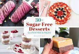 The creamy caramel topping brings a hint of sweet stickiness to these diabetic dessert bars that also make a healthy snack to curb cravings. 30 Tasty Sugar Free Desserts Gluten Free Paleo Healy Eats Real