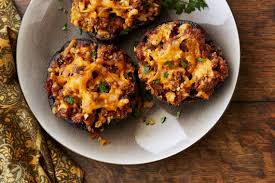 Chorizo Stuffed Portobello Mushroom Caps Recipe In 2020 Stuffed Mushrooms Stuffed Portobello Mushroom Caps Stuffed Mushroom Caps