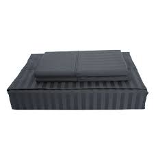Check spelling or type a new query. Maholi 400tc Damask Stripe Sheet Set Black Double The Home Depot Canada
