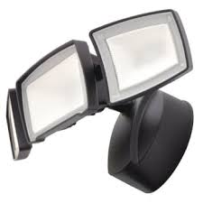 Good Earth Lighting 34 Watt Three Head Led Security Fixture Bronze Hd Supply