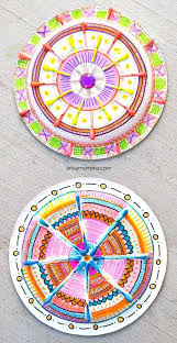 Paper Plate Mandala Craft Using Colored Q Tips Creative Kids Mit Bildern Indisches Kunsthandwerk Pappteller Kreative Ideen Fur Kinder