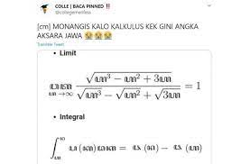 Bahkan angka di dalam soal yang tidak menggunakan aksara jawa hanya simbol matematika seperti tambah (+), kurang. Viral Soal Kalkulus Dengan Aksara Jawa Netizen Matematika Era Majapahit Hitekno Com