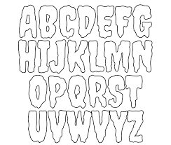 Halloween letter stencilsble free for halloweenhalloween to. 9 Best Halloween Printable Bubble Letters Y Printablee Com