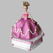 Each slice delights the senses with three stunning layers of chocolate, strawberry and vanilla. Barbie Birthday Cake Delivery Buy Send Barbie Cakes Online In India Ferns N Petals