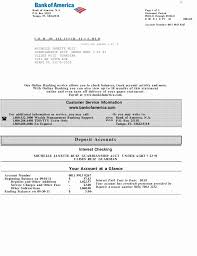 Fake Bank Statement Generator Fresh Fake Bank America Statement Statement Template Bank Statement Statement