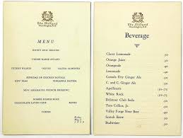 1930 Vintage Original Menu Drinks Beverage Cards Willard Hotel Washington Dc Willard Hotel Washington Dc Hotels Vintage Menu