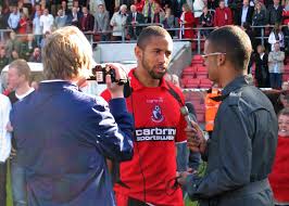 Ryan Garry after the match