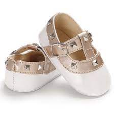 Valen Tiny White Baby Shoes Cute Baby Shoes Trendy Baby Shoes