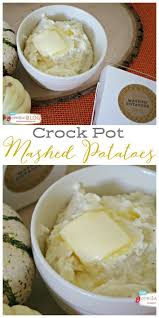 Crock Pot Mashed Potatoes Grab Your Slow Cooker For This Thanksgiving Side Dish Creamy Mashed Potatoes Recipes Crockpot Mashed Potatoes Yummy Salad Recipes