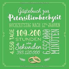 Petersilienhochzeit brauche 18 spruche 7 mustertexte zum gratulieren : Gastebuch Zur Petersilienhochzeit Deko Geschenk Zur Feier Der Petersilien Hochzeit 12 5 Jahre Buch Fur Gluckwunsche Und Fotos Der Gaste Korrigiert Band 1 Notes Better Amazon De Bucher