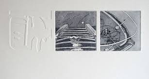 Le Crotoy F Contemporary Printmaking Embossed Paper Art Lithography Printmaking