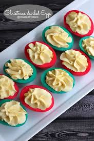 Here i share some delicious new years eve appetizers that are easy to make and perfect for any crockpot cranberry meatballs are easy to make, delicious, and perfect for christmas eve or new year's eve. Christmas Deviled Eggs Healthier Createdbydiane Diy Doityourself Crafts Projects Create Creating Projectime Resourc Best Christmas Ever Christmas Cooking Xmas Food Food