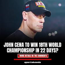 WWE Recently Discussed John Cena's 18th World Title Win: