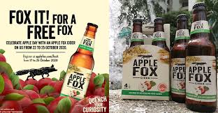 There's a new apple cider drink in town and it has a cheeky, mischievous and fun persona. If 2020 Has You Down Let Apple Fox Cider Cheer You Up With 1 Free Cider This Apple Day