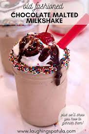 Old Fashioned Malted Milk Powder Meets Ice Cream Chocolate Sauce And Milk For The Best Chocolate Milksh Milkshake Recipe Chocolate Malt Recipe Chocolate Malt