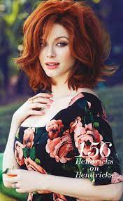 Christina Hendricks Short Hair Styles Wavy Bob Hairstyles Hair Styles