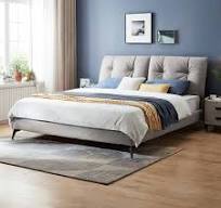 Tempat Tidur Kayu Dan Kulit Raja Hitam Coklat Cina ...