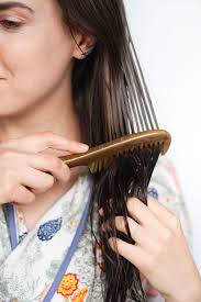 When massaged into the scalp and left on at least half an hour before shampooing. Hot Coconut Oil Hair Treatment With Essential Oils For Thick Healthy Locks