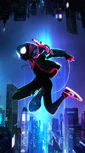 Into The Spider Verse Wallpaper In 2021 Spider Verse Wallpaper Spiderman Comic Art Into The Spider Verse Wallpaper