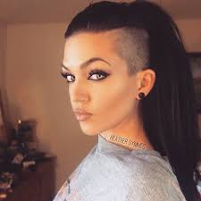 Shaved sides long top ponytail. 25 Hot And Sexy Shaved Sides Hairstyles You Should Try Asap