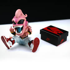Dragon Ball Z Kid Buu Figure With Sneakers Display Set Dragon Ball Dragon Ball Z Sneaker Displays