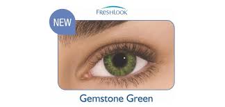 Shop Online Ciba Vision Freshlook Colorblends Gemstone Green Color Lenses 2 Lenses Box Color Lenses Green Colors Gemstones
