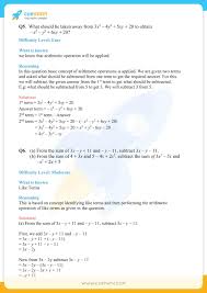 For many people, math is probably their least favorite subject in school. Ncert Solutions Class 7 Maths Chapter 12 Algebraic Expressions Access Free Pdf
