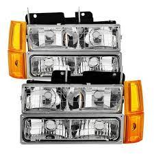 1994 1995 1996 1997 1998 Gmc Sierra C10 Suburban Yukon Bumper Corner Signal Lamps Headlights Headlamps Replacement 94 95 Chevy Trucks Accessories Gmc Yukon Gmc