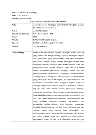 Review adalah evaluasi publikasi, layanan, atau pertunjukan seni. Contoh Jurnal Umum Skripsi Ilmiah Penelitian Dan Internasional