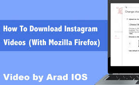 Firefox and chrome extention which creates an download button for instagram images and videos from version 1.5+ it is possible to. How To Download Instagram Videos With Mozilla Firefox Youtube