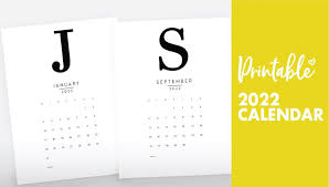2022 calendar template word, excel & pdf format. Free Printable Monthly Calendar 2022 World Of Printables