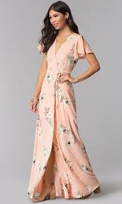 Flutter Sleeve Floral Print Long Wedding Guest Dress Plus Size Wedding Guest Dresses Wedding Guest Dress Guest Dresses