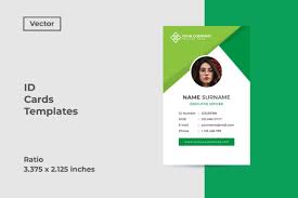Download Id Card Vector Template Graphic By Dendysign Creative Fabrica SVG Cut Files