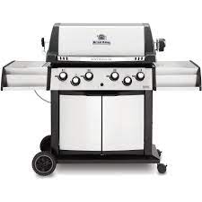 Broil King Sovereign Xls 90 4 Burner Propane Gas Grill With Rotisserie Side Burner Stainless Steel Bbqguys Best Gas Grills Gas Grill Natural Gas Grill