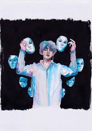 Bts Love Yourself 轉 Tear Singularity In 2020 Painting Art Projects Canvas Painting Tutorials Art