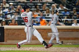 News Photo Lane Adams Of The Atlanta Braves In Action Atlanta Braves Braves Atlanta