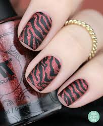 Gelnagel muster gelnagel muster herbst gelnagel 5. Herbst Zebra Mit Masura Frischlackiert De Mein Nagellack Blog