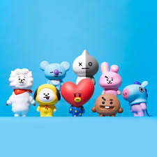 Bt21 Character Standing Figure M 8 Types By Bts X Line Friends Official Goods Bt21btsxlinefriends Art Toy Illustration Character Design Mascot Design