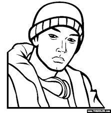 37+ rapper coloring pages for printing and coloring. Hip Hop Rap Star Online Coloring Pages